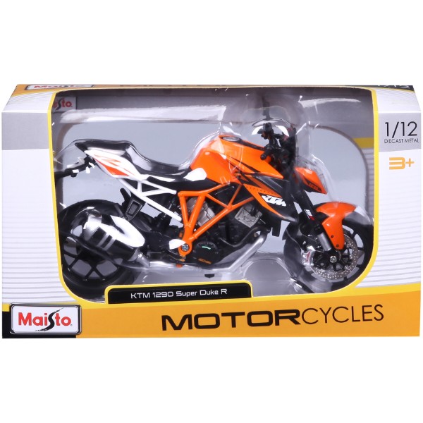 Фото - Коллекционный легковой транспорт Maisto KTM Super Duke R 1290 масштаб 1:12 (31101-13065)